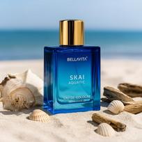 Bella Vita Luxury Skai Aquatic Unisex | Ilgai išliekantis | 100ml | Kvepalai vyrui ir moteriai | Bergamotė, Levanda & Pačiulis 100 ml