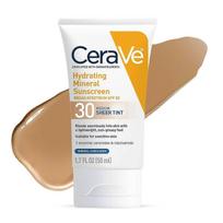 2 vnt. drėkinantis mineralinis apsauginis kremas nuo saulės SPF 30 su baltu, mineralinis apsauginis kremas, baltas kremas