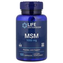 Life Extension MSM 3000mg, 100 Capsules (1000mg Per Capsule) 100 pcs - 1 ea