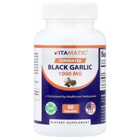 [Vitamatic] Fermentuotas juodasis česnakas 1000 mg, 60 kapsulių (500 mg vienoje kapsulėje) 1 Unit