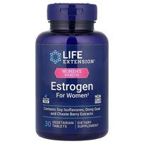 „Life Extension“ moterims skirtos estrogeno vegetariškos tabletės, 30 tablečių 30 pcs - 1 ea