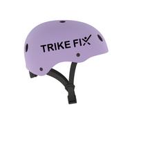 vaikiškas dviratininko šalmas trike fix su led lempute, reguliuojamas, m 55–58 cm, violetinis
