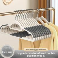 Clothing Drying Rack with Anti-slip and Non-slip Surface, Without Shoulder Corners, for Hanging Clothes. 10pcs oranžinė