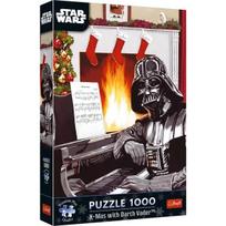 Trefl Premium Plus: Žvaigždžių karai, Kalėdos su Darth Vaderiu dėlionė – 1000 dalių