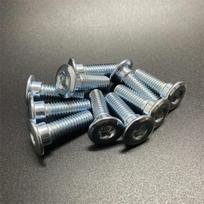 10 vnt. M8*25mm Rotoriaus Varžtai Varžteliai Dviratinio Diskinio Stabdžio Rotorams Honda Yamaha Kawasaki Suzuki Dekoravimui M8x25