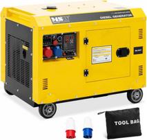 MSW Dyzelinis generatorius ant ratų 240/400 V 8500 W 10 kVA 30 l