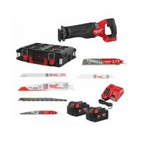 4933498242 MILWAUKEE M18 FSZ100P-502P TIESINIS PJŪKLAS DURŲ MONTUOTOJO RINKINYS (2 X 5.0 AH, + PRIEDAI)