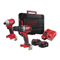 4933492846 MILWAUKEE M18 BLPP2B3-502XEU ĮRANKIŲ RINKINYS (M18 BLDD2 + M18 BLIDR, 2 X 5.0 AH)
