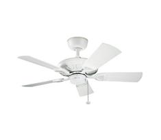 Kichler KLF-KEVLAR-42-WHT – lubų ventiliatorius KEVLAR pr. 107 cm IP44