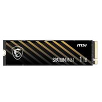 SSD diskas MSI Spatium M461 1TB M.2 2280 PCI-E x4 Gen4 NVMe (S78-440L1D0-P83) | S78-440L1D0-P83 | 4711377062404