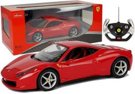 Rc automobilis Rastar Ferrari Italia, 1:14, raudona sp.