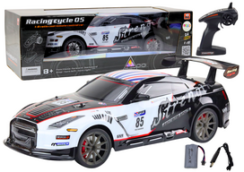 Rc automobilis Lean Toys Racing Cycle 05, 1:8, balta sp.