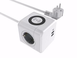 Buitinis ilgintuvas MicroConnect, MC-CUBE015WIC, 1.5 m, 3 lizdų, 3USB