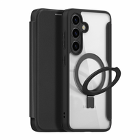 Telefono dėklas Dux Ducis Skin X Pro Ring Stand Samsung S938 S25 Ultra juodas