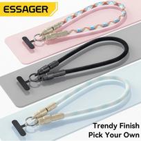 USB Laidas Essager Rope juodas 60W Type-C / Type-C 30cm