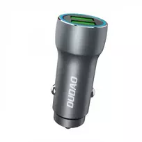 Automobilinis įkroviklis Dudao R4+ pilkas 18W (3xQC3.0)