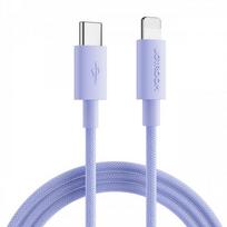 USB laidas Joyroom S-2024M13 violetinis Type-C / Lightning 200cm (iki 20W)