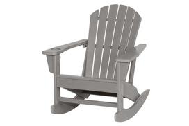 Supamas Adirondack tipo krėslas 4LIVING, plastikas, iki 150 kg, pilkos spalvos