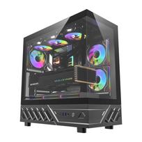 DarkFlash DS950 computer case (black) + 6 fans, Obudowa komputerowa DarkFlash DS950 (czarna) + 6 wentylatorów
