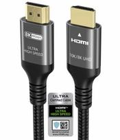10K 8K 4K HDMI 0.5m kabelis