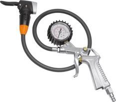 Pompos galvutė Cyclus Tools Multivalve AV/DV/FV su žarna ir oro pistoletu kompresoriui (720561)