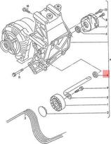 VAG VW AUDI Corrado EuroVan Golf Jetta Passat sinchronizatoriaus dulkių dangtelis Originalus 028903310
