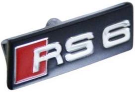 VAG Audi A6 S6 RS6 C6 4F 2005/2011 Soul Juodas RS6 ženkliukas originalus 4G0419685A5PR