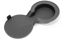 VAG "Audi Q5" centrinės konsolės dvigubo puodelio laikiklio guminis įdėklas originalus 8R0862435A4PK