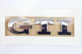 VAG VW GTI Golf 5 6 Užrašas Emblema Volkswagen logotipas Ženkliukas Chrome Galinis originalus 1K0853675BJ739