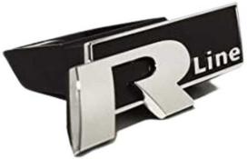 VAG VW GOLF MK7 R priekinis bamperis radiatoriaus grotelės emblema ženkliukas originalus 5G0853948E