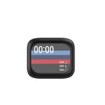 "Forever" "Bluetooth" ausinės su ANC +ENC ekranu TWSS-500 juodos spalvos
