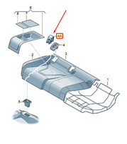 VAG Audi A7 4G A6 A6 C7 ISOFIX lizdo apdailos dangtelis Satin rusvai gelsvas Genuine 4G8887187BH9
