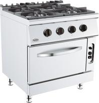 BASE 700 GAS STOVE 4 BU. WITH GAS OVEN