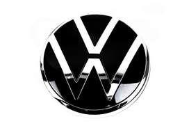 VAG Volkswagen Golf Cd 2020 2021 Vw Emblem Juodas Šviesus Chromas Originalus 5H9853630DPJ