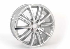 Vag Aliuminio Ratas Diamond Sidabrinis Volkswagen Tiguan 2008 2017 Originalus 5N0601025AF8Z8