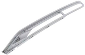 VAG VW 3D priekinio bamperio apatinė chromuota apdailos detalė dešinė 3D08072442ZZ