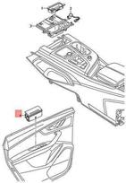 VAG AUDI Q7 4MB 4MG Peleninė kairė užpakalinė 4G8857405BJ3 originali