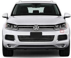 VAG Naujas originalus VW TOUAREG priekinis bamperis N/S kairės kabliuko akies dangtelis 7P6807367AGRU