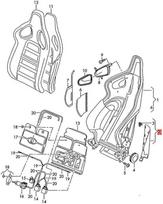 VAG Originalus VW Golf R32 GTI Rabbit Variant 4Motion Dangtis Titan Juodas 1K0882312A81U