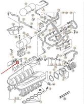 VAG OEM AUDI R8 42 ĮSIURBIMO MANIFOLDAS DANGTELIS 07L133920E ORIGINALUS