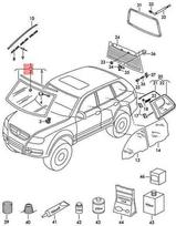 VAG NAUJA INTERJERO VEIDRODŽIO LAIKIKLIS VW BORA CADDY PASSAT 7L0845543A ORIGINALUS