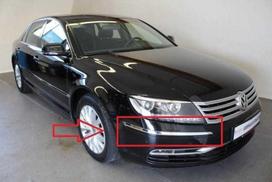 VAG Naujas originalus VW Phaeton 2011-2016 chromuotas dešinysis apsauginis juostelė 3D0807718G2ZZ OEM