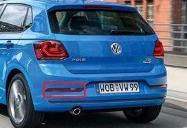 VAG Originalus galinis šviesos atspindys N/S tinka VW Polo Derby Vento-Ind Vento 6C0945105B