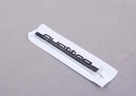 VAG NAUJAS ORIGINALUS AUDI A3 04-13 A4 05-16 A5 10-16 GALINIS QUATTRO EMBLEMA ŽENKLAS CHROMAS