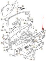 VAG AUDI A6 4G C7 Priekinės Dešinės Durų Apdailos Įdėklas 4G0867410AKD5 NAUJAS ORIGINALUS