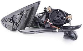 VAG Išorinio veidrodžio tvirtinimas su elektriniu reguliavimo įrenginiu satino juodos spalvos 8P1858532GB01C