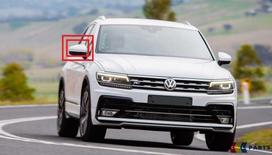 VAG NAUJAS ORIGINALUS VOLKSWAGEN TIGUAN 2017-2018 DEŠINIS DURŲ VEIDRODŽIO KAPOTĖLIS, PARUOŠTAS DAŽYMUI