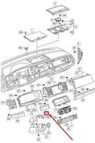 VAG VW TRANSPORTER T6 Kairės prietaisų skydelio apdailos dalis RHD 7E6857298JP9 NAUJA ORIGINALI