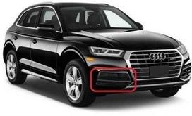 VAG NAUJAS ORIGINALUS AUDI Q5 2017 DEŠINIS ORA ĮSIURBIMO VADOVAS BAMPERIO GROTELĖS 80A807680 4W3