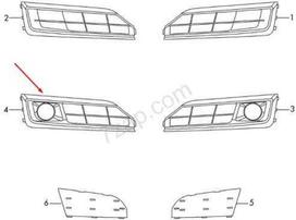 VAG Audi A8 D4 Dešinysis Rūko Žibinto Grotelės 4H0807680PT94 4H0807680P T94 NAUJA ORIGINALI